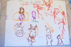 Myles I drew the cast of the Lion King