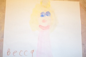 Becca made a princess for the Fairy Tale theme